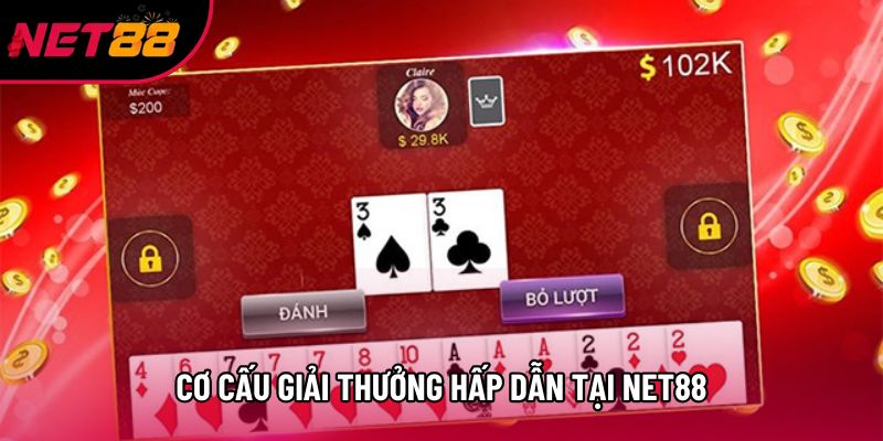 Cơ cấu giải thưởng hấp dẫn tại Net88
