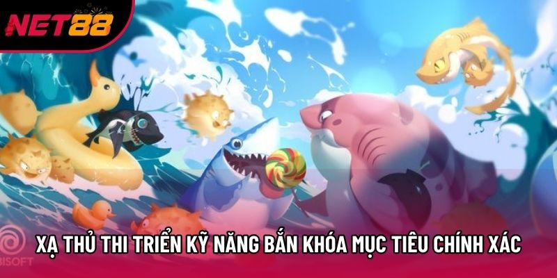 Xạ thủ thi triển kỹ năng bắn khóa mục tiêu chính xác Xạ thủ thi triển kỹ năng bắn khóa mục tiêu chính xác